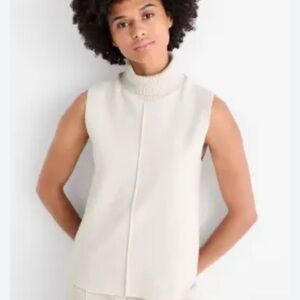 Zara‎ Cream Sleeveless Top